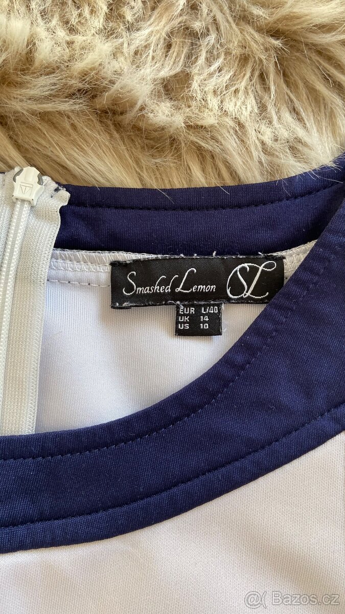 Dámské zajímavé šaty Smashed Lemon vel.L - 2
