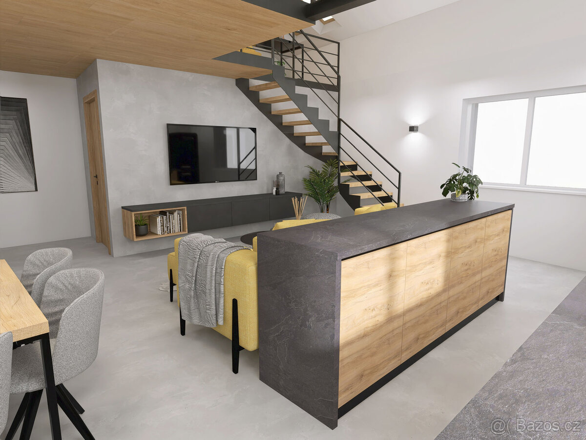 Prodej bytu 3+KK loft 95,1 m², parkovací stání, Švábenice - 2