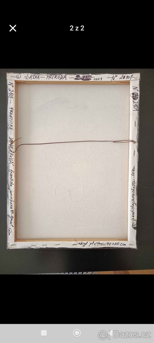 Obraz autorský Františka Janečková - Láska příroda - 2