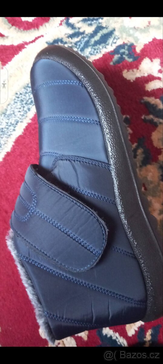 Zimní nové,velmi teple boty na zip.vel 42 - 2