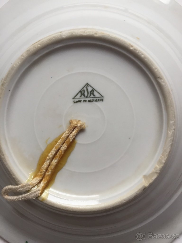 Starý ručně malovaný talíř - 2