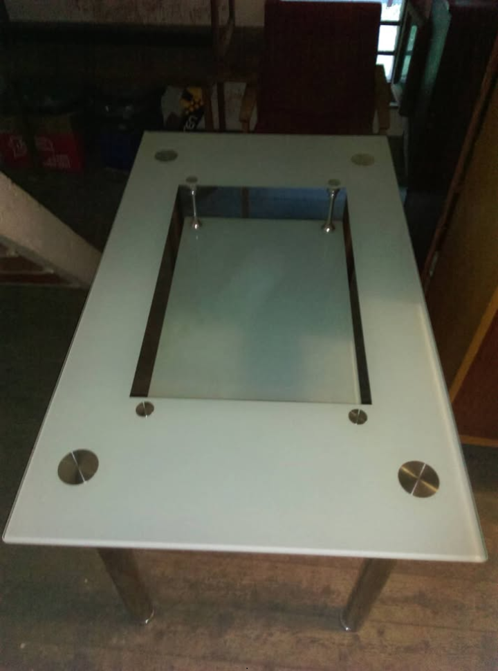 Jídelní stůl 150 x 90 cm s odkládací policí - 2