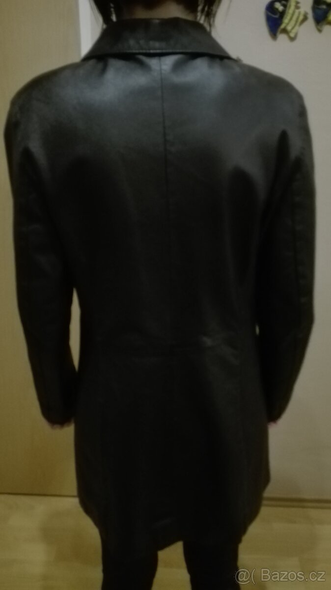Kožený kabát/bunda vel 38 dámský - 2
