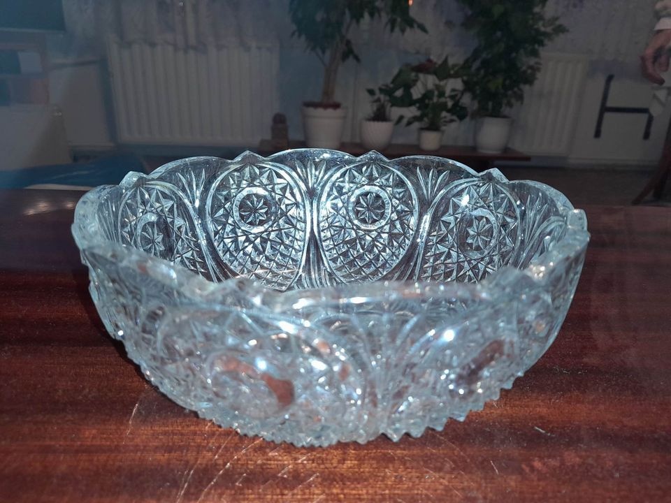 skleněná mísa - lístečky - 2