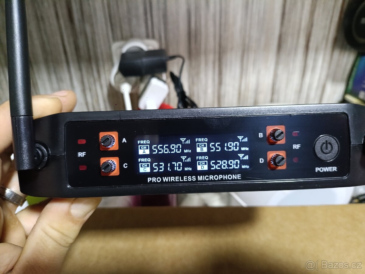 Nová sada 4 ks bezdrát + přijimač - 2