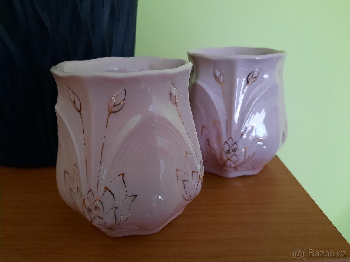 HRNKY RŮŽOVÝ PORCELÁN - 2