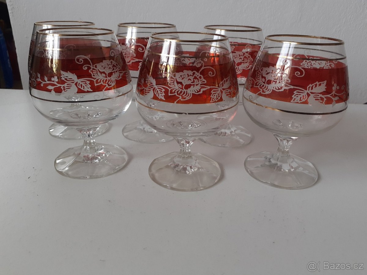Sada 6 ks skleniček - 2