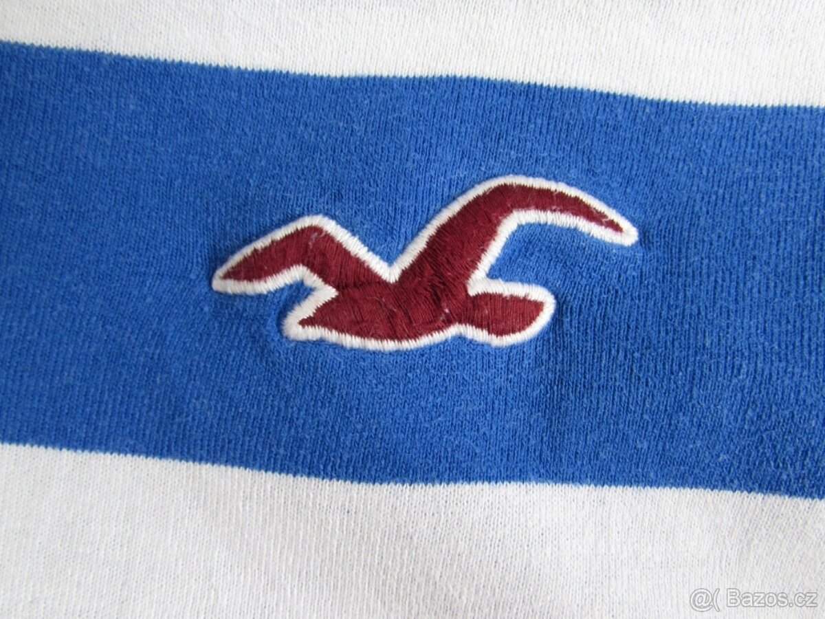 Pánské proužkaté polo triko Hollister vel.M - 2
