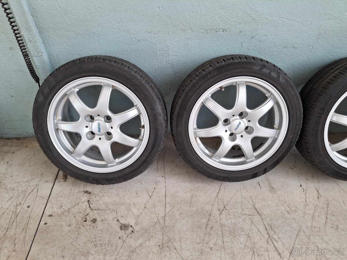 ALU KOLA 4X 100 S PNEU 195/50R16 - 2