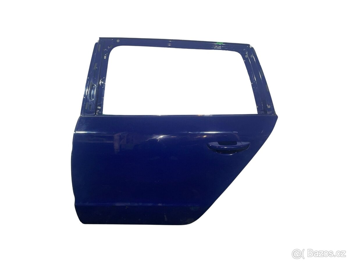 Dveře + víko kufru tmavě modrá LF5A Škoda Superb 2 kombi 201 - 2