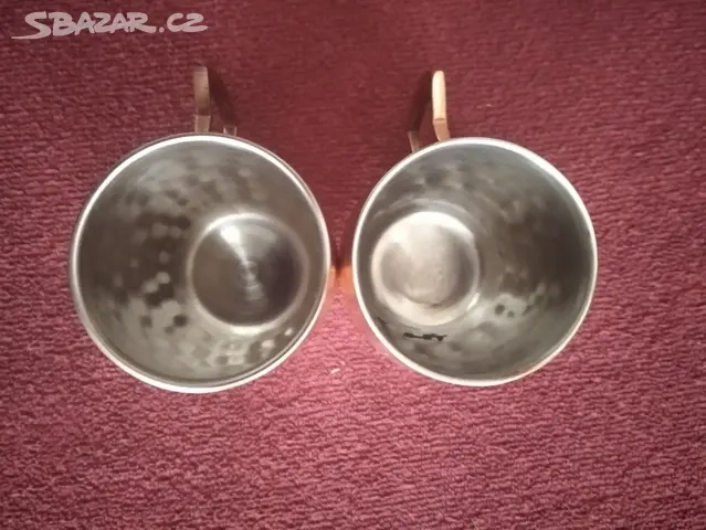HRNEČKY 2 ks. nepoužité - měď. - 2