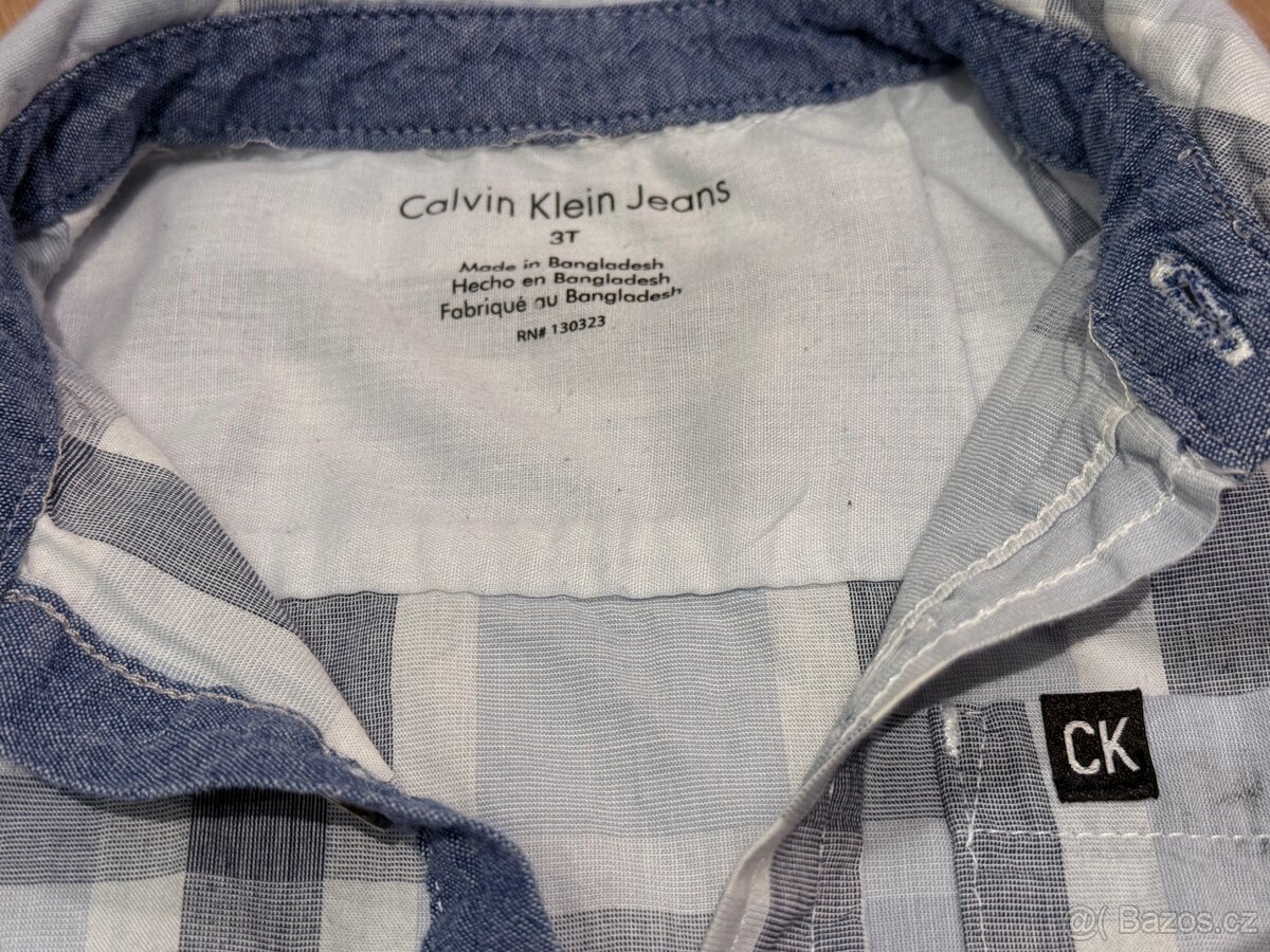 Dětská košile Calvin Klein vel. 3 roky (dítě) - 2