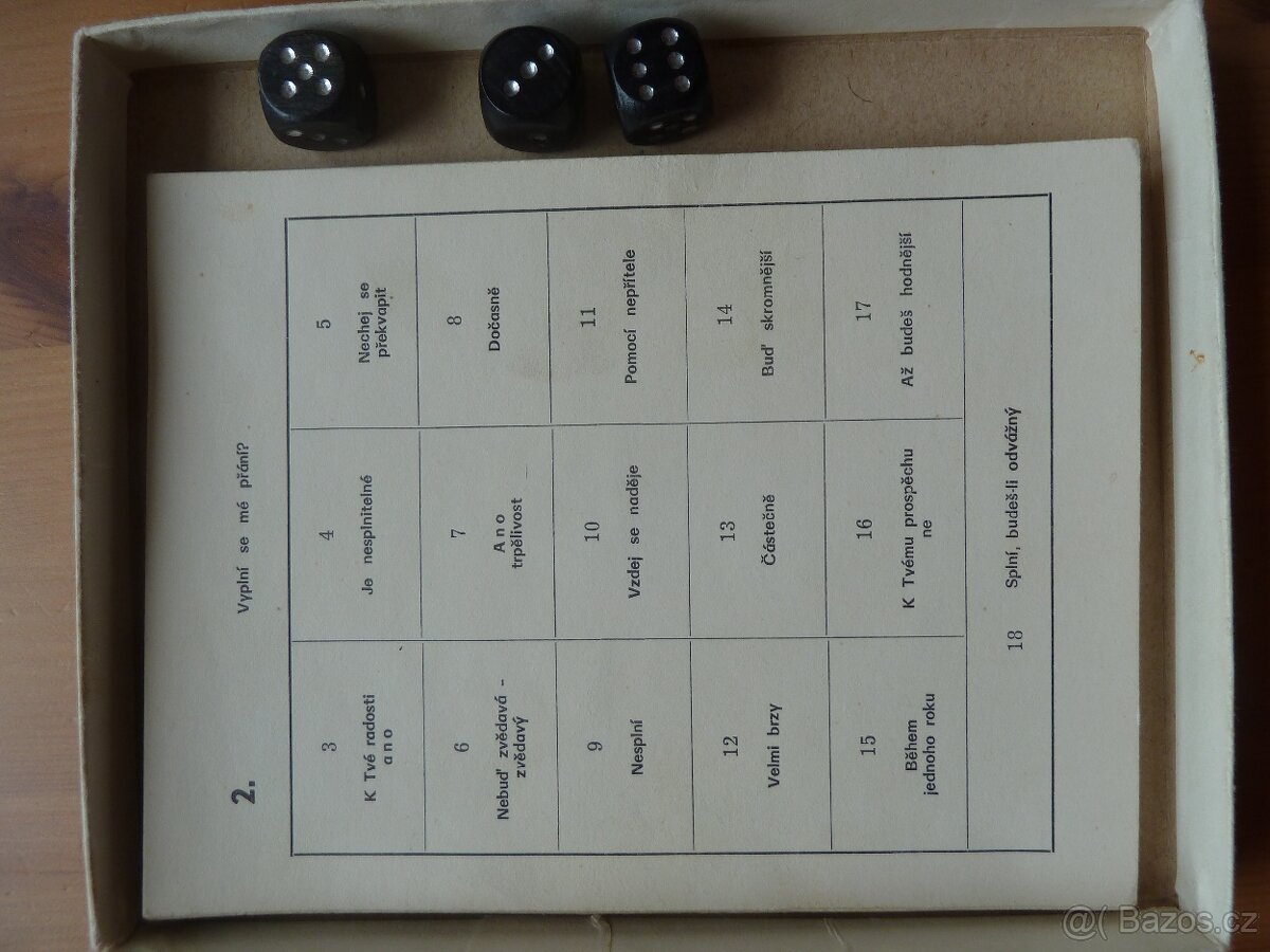 Retro hra Žertovná věštba - 2