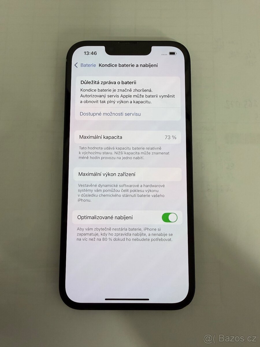 Iphone 13 128gb 73% BT Midnight (tmavě modrá) - 2