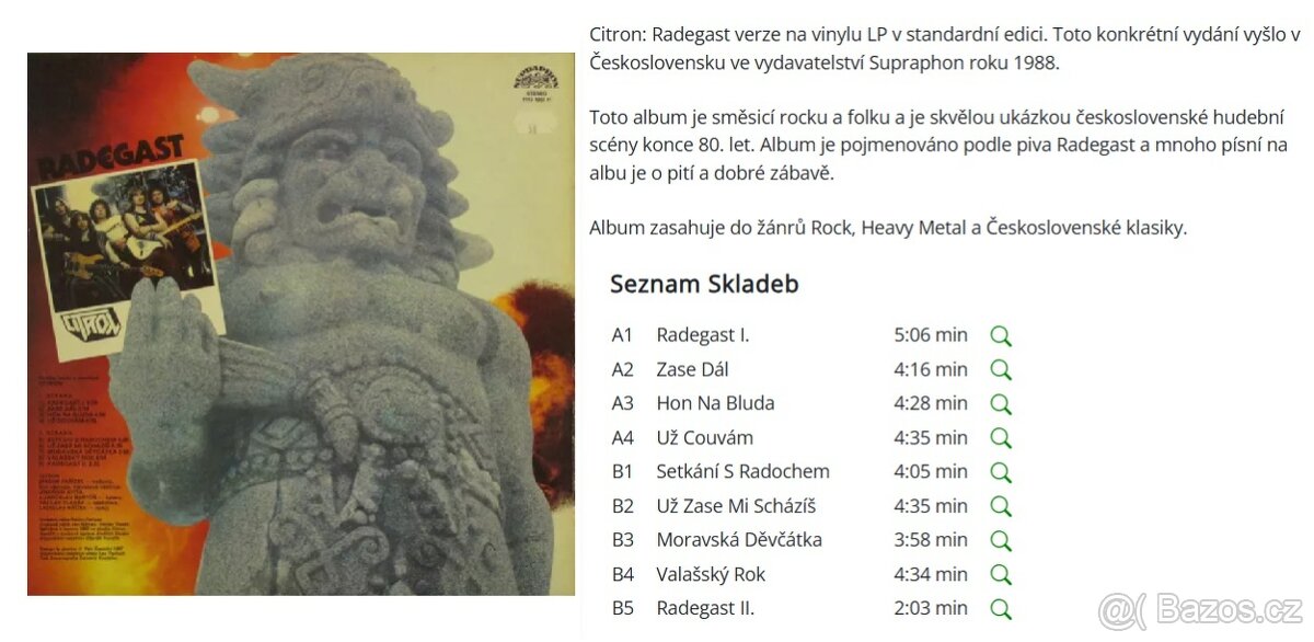 LP CITRON - RADEGAST - 2