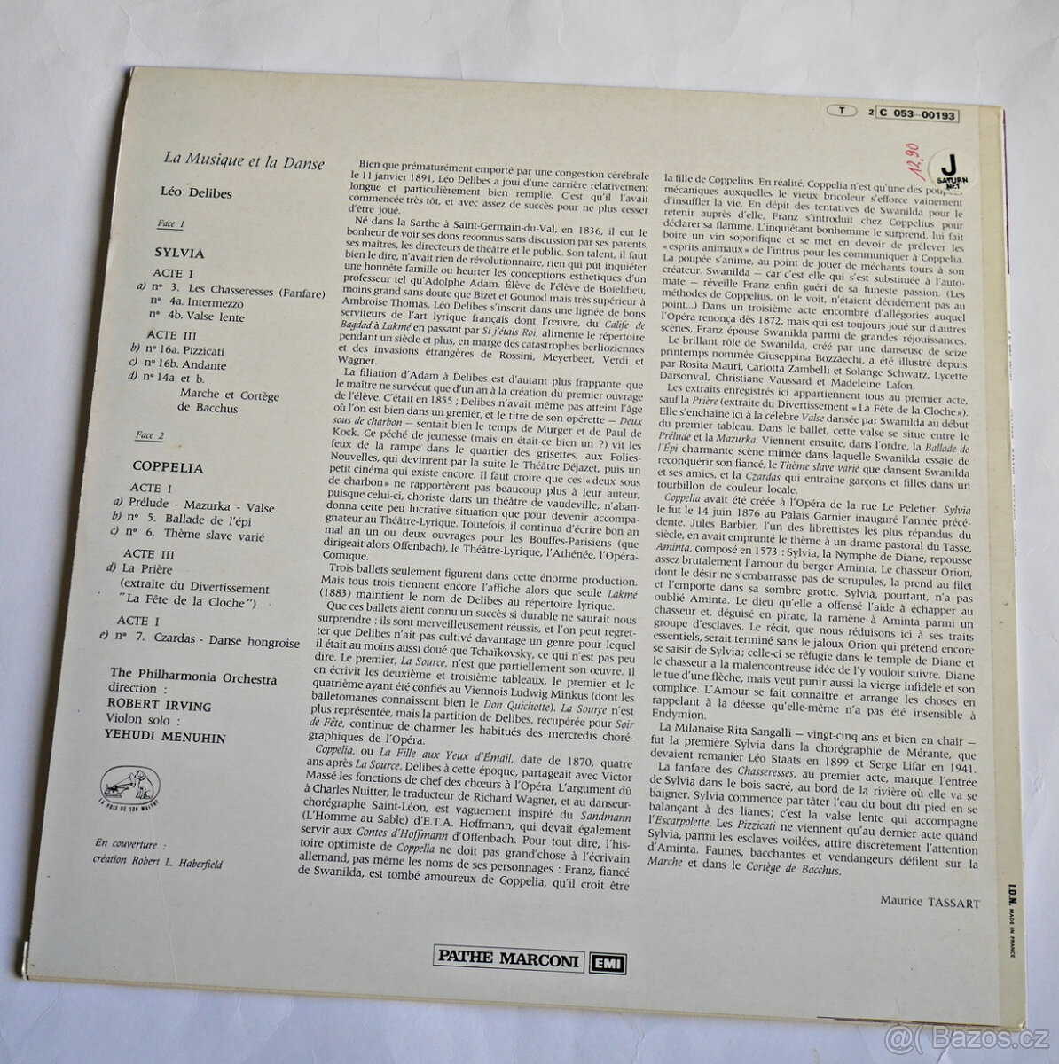 Léo Delibes - Sylvia - Coppélia - Yehudi Menuhin (LP) - 2