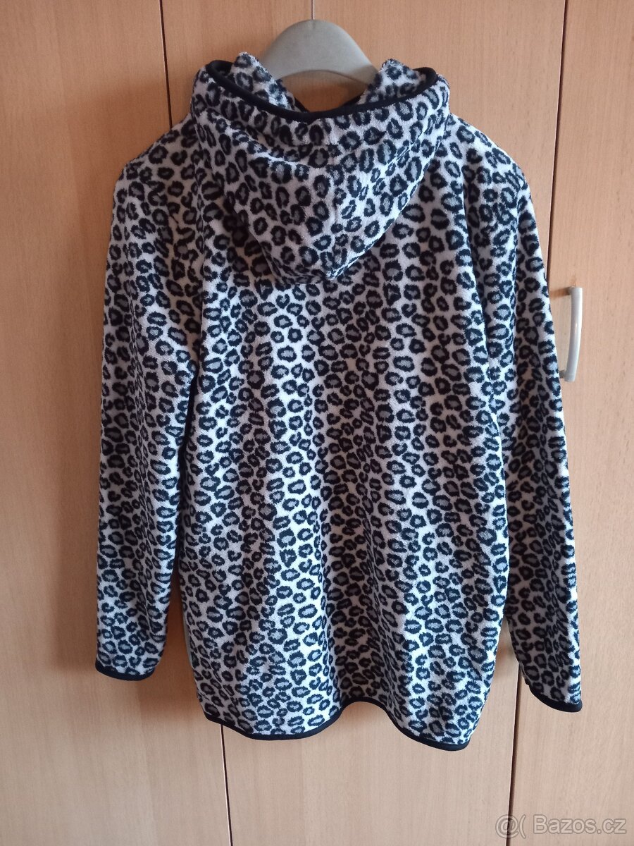 Dámská plyšová mikina s kapucí vel.: L, nová - 2