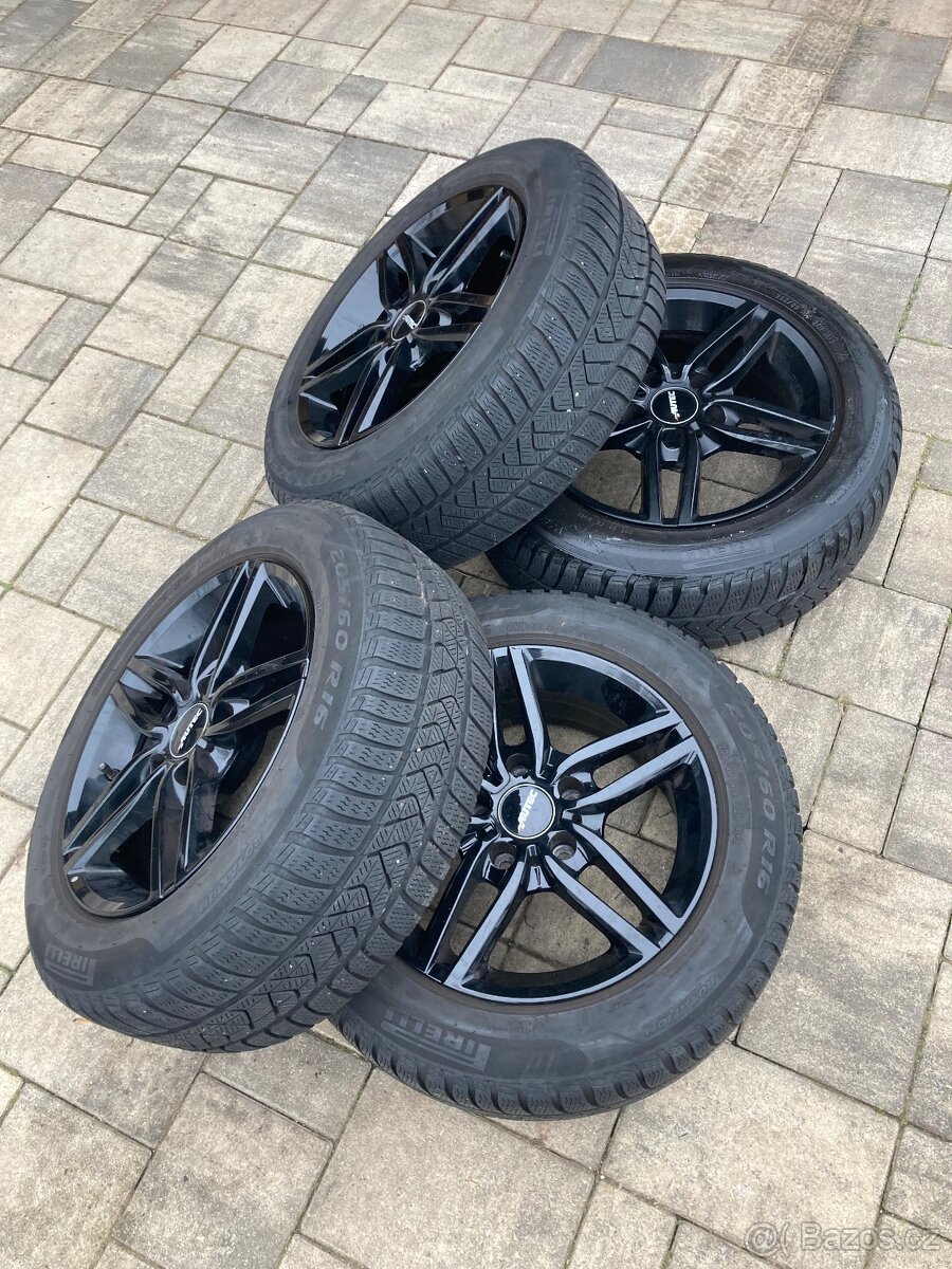 Atraktivní zimní alu sada Bmw, VW T5, pneu Pirelli, 5x120 - 2