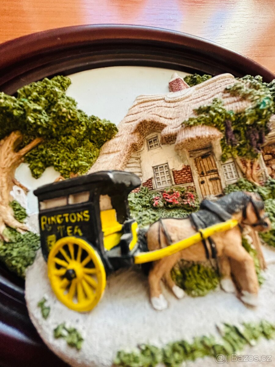 3D obraz s motivem koně s povozem - 2