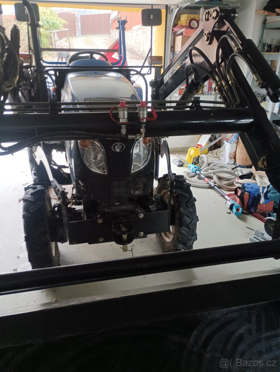 Malotraktor 4x4 Jimna 254E + vyvážecí vlek vahva - 2