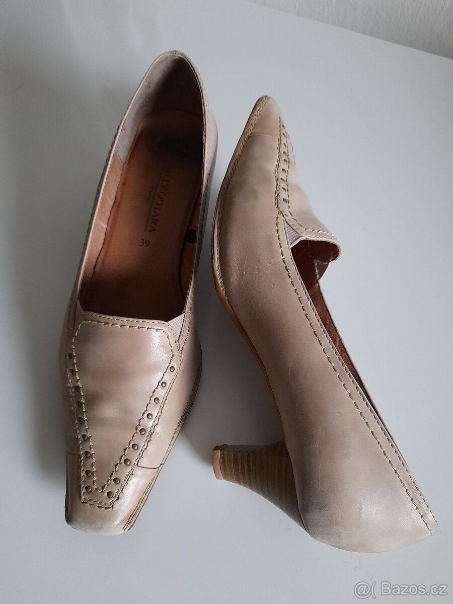 béžové lodičky 39 - 2