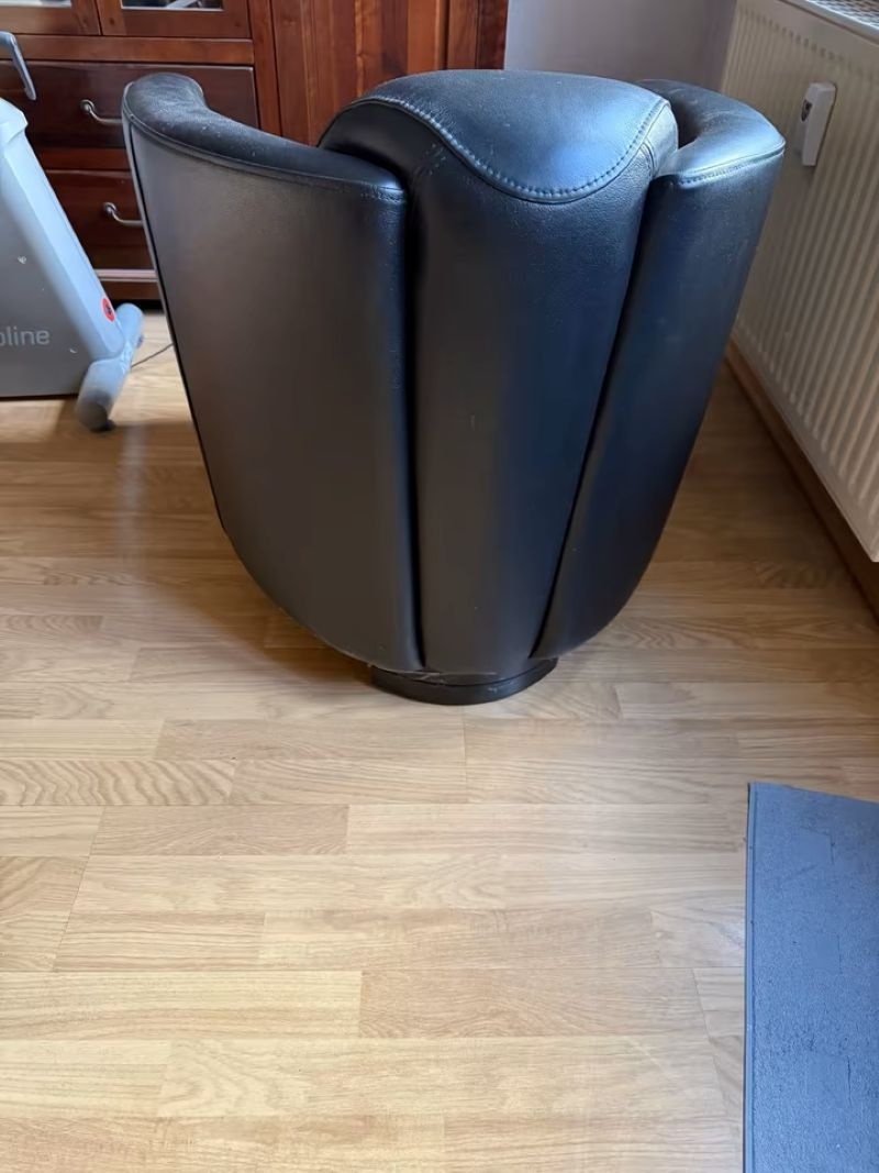 Křeslo kožené - pravá jemná kůže - 2