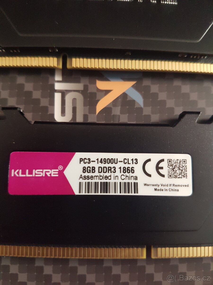 Paměť 16GB DDR3 1866 Kit KLLISRE - 2