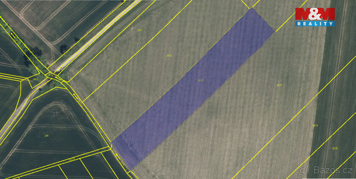 Prodej pole, 6017 m², Provodov-Šonov - 2