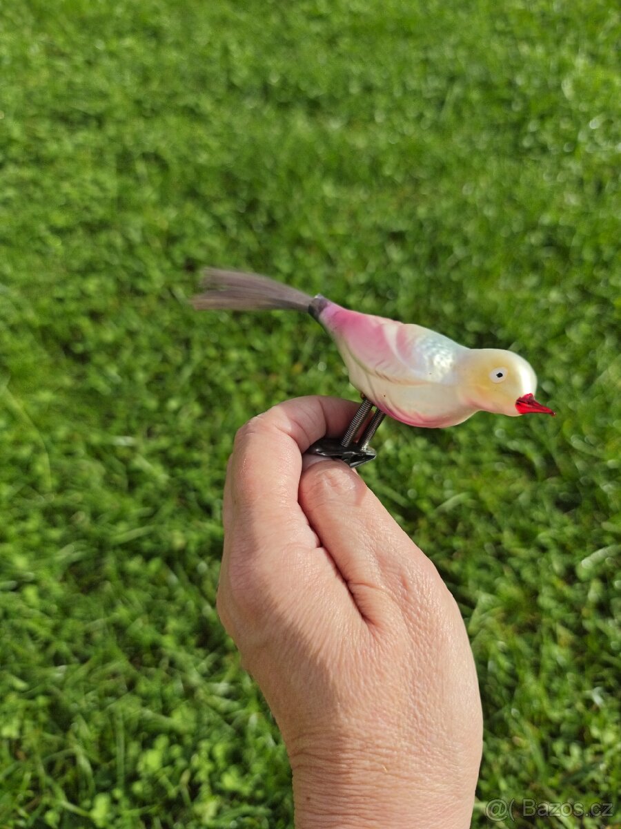 Vánoční ptáčci,špička,řetězy - cena za vše - 2