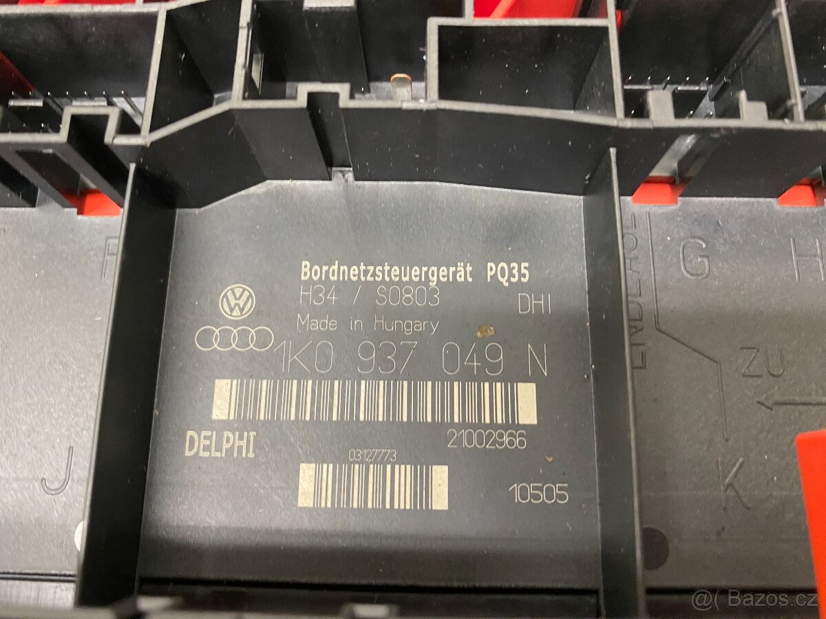 ŠKODA OCTAVIA 2 2004-2013 - ŘJ PALUBNÍ SÍTĚ 1K0 937 049 N - 2