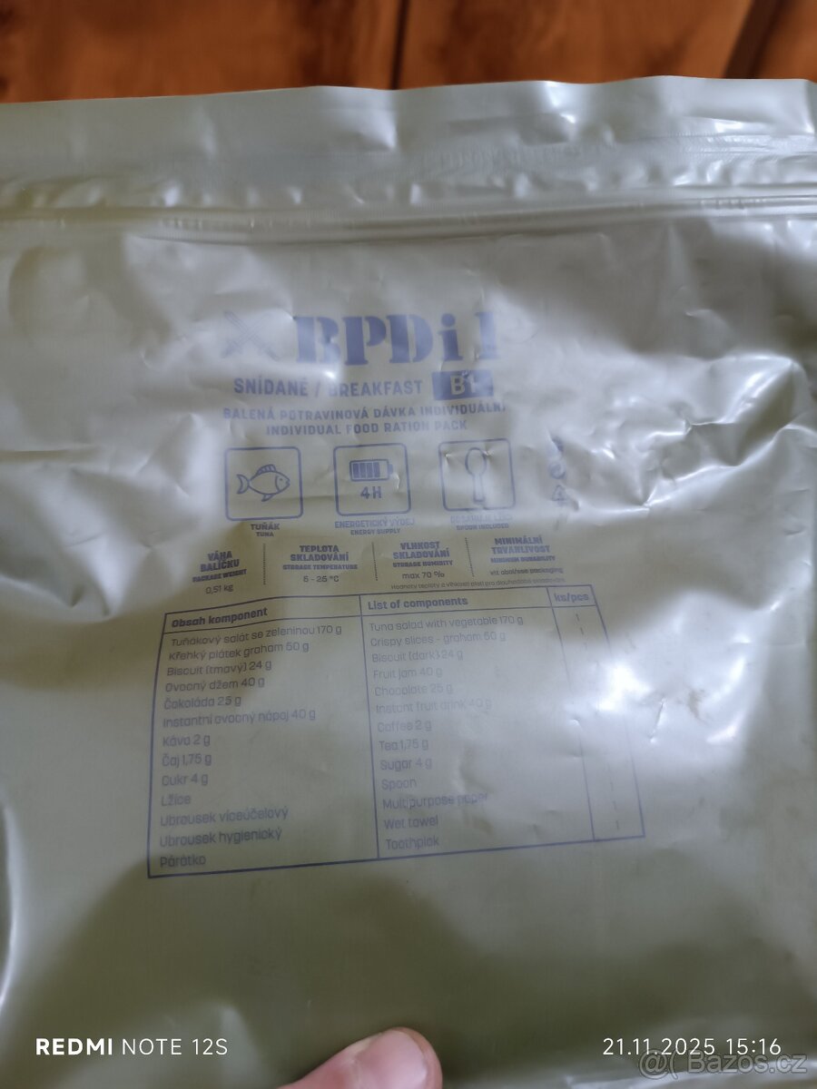 BPDi 1 , BDP ačr Bojová dávka potravin - 2