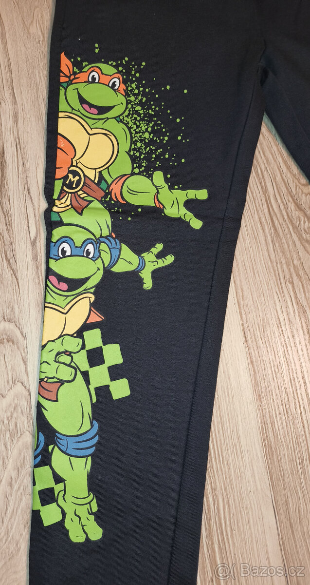 NOVÉ Dětské tepláky Turtles Želvy Ninja - vel. 134 - 2
