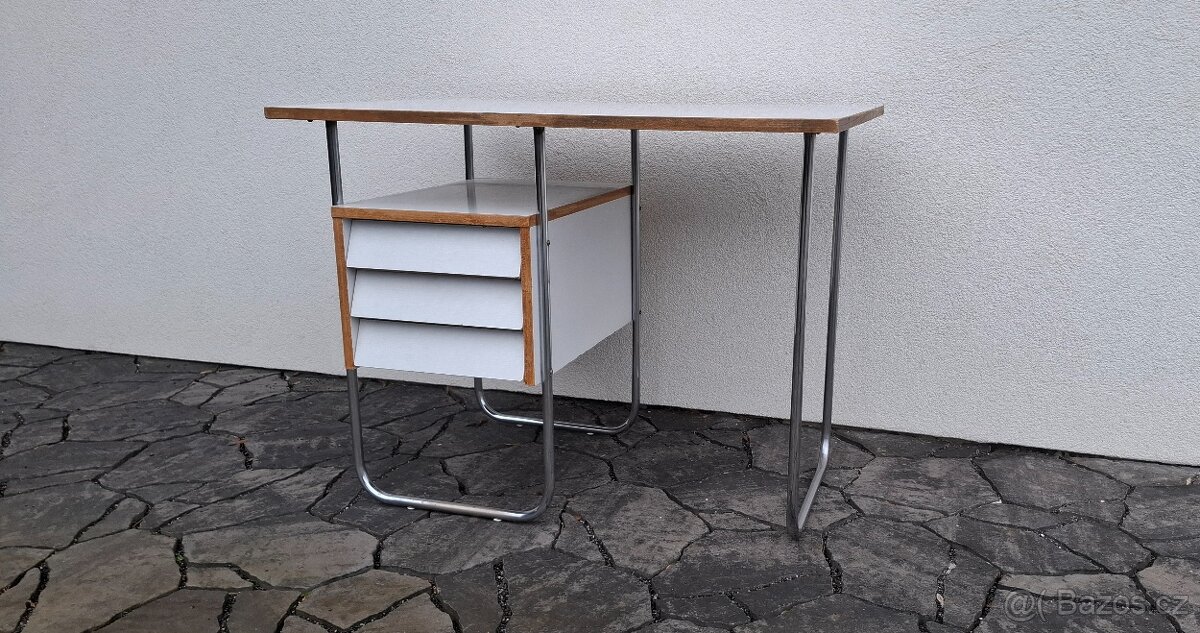 Chromovaný Retro pracovní stůl - 2