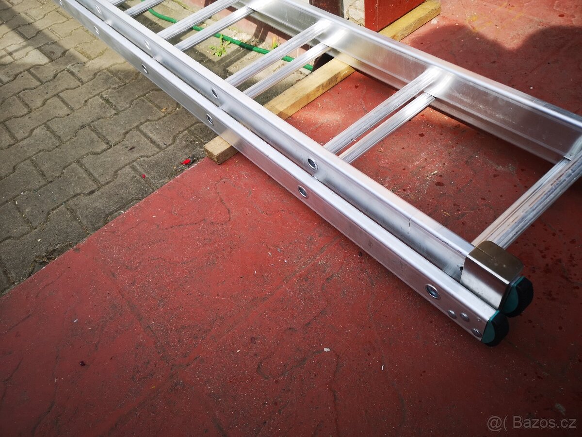 Prodám AL -Hliníkový žebřík 2x6m - 2