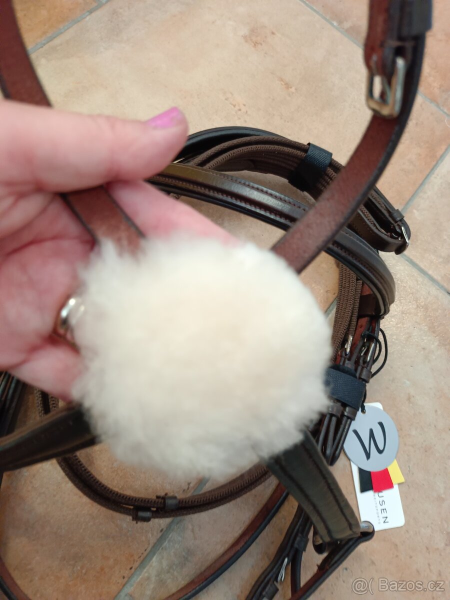 Nová hnědá pony uzdečka s mexickým nanosnikem - 2