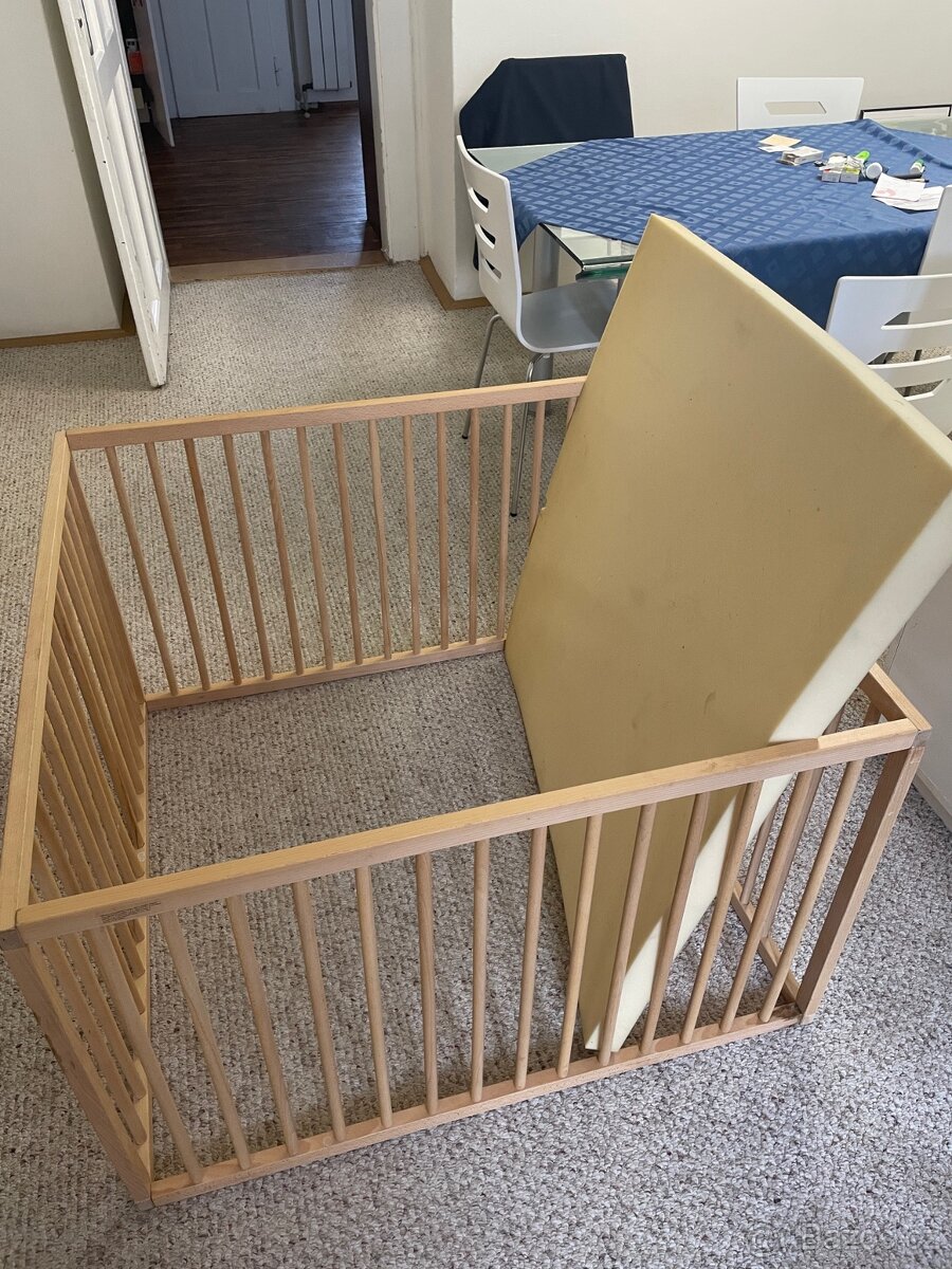 Dětská dřevěná ohrádka - 2