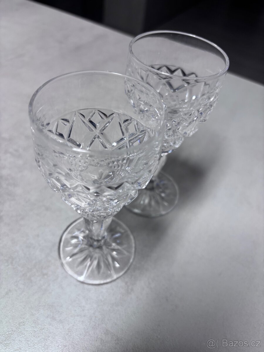 Masivní broušené sklenice - 2