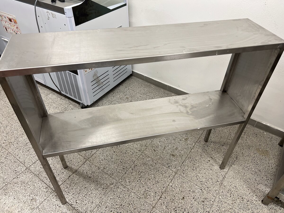 nerezový regál - 2