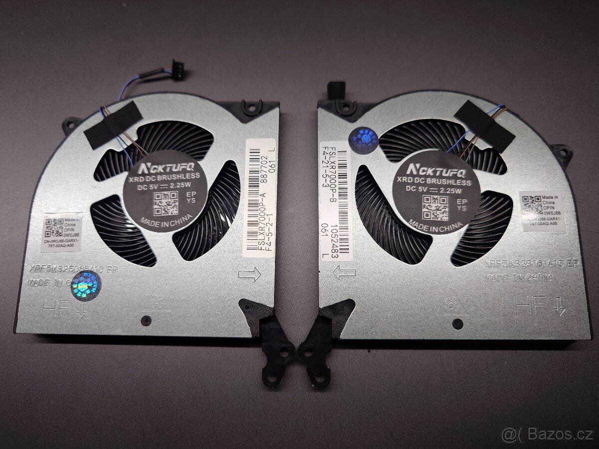 Lenovo 5 Náhradní větráčky GPU + CPU - 2