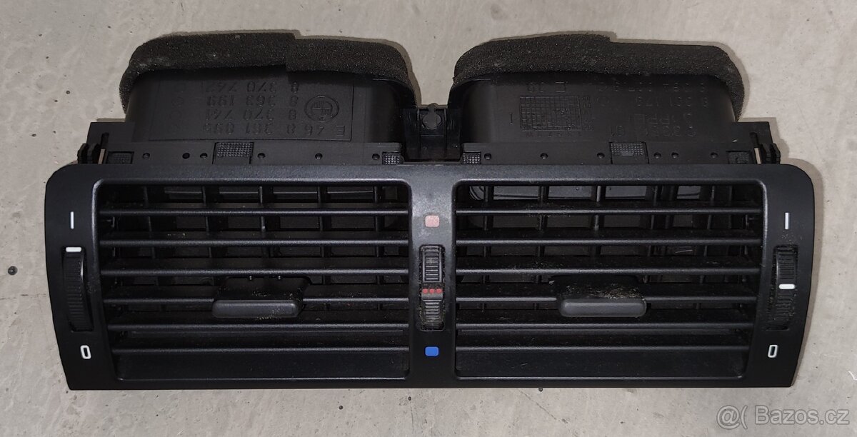 BMW 3, e46, Výdechy topení - 2