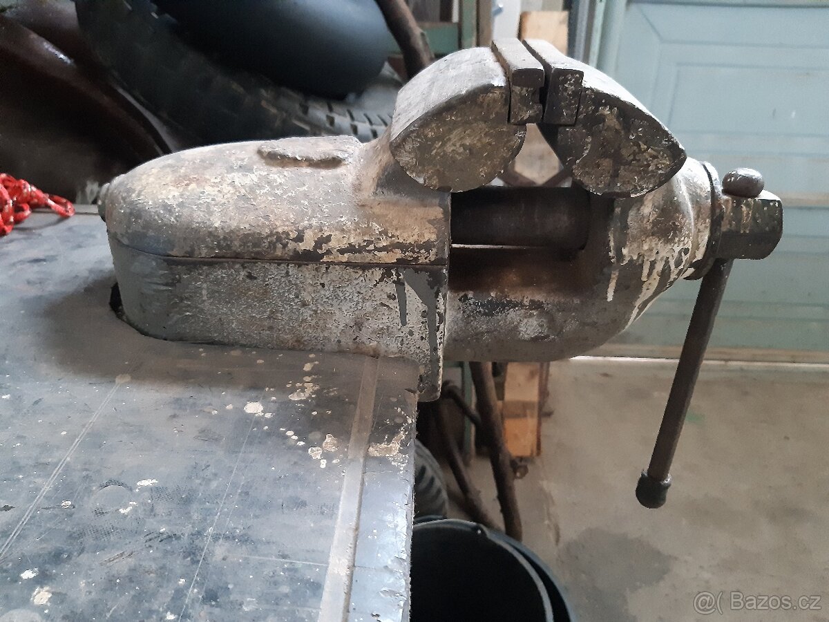 Dílenský svěrák s kovadlinkou samotný nebo s ponkem - 2