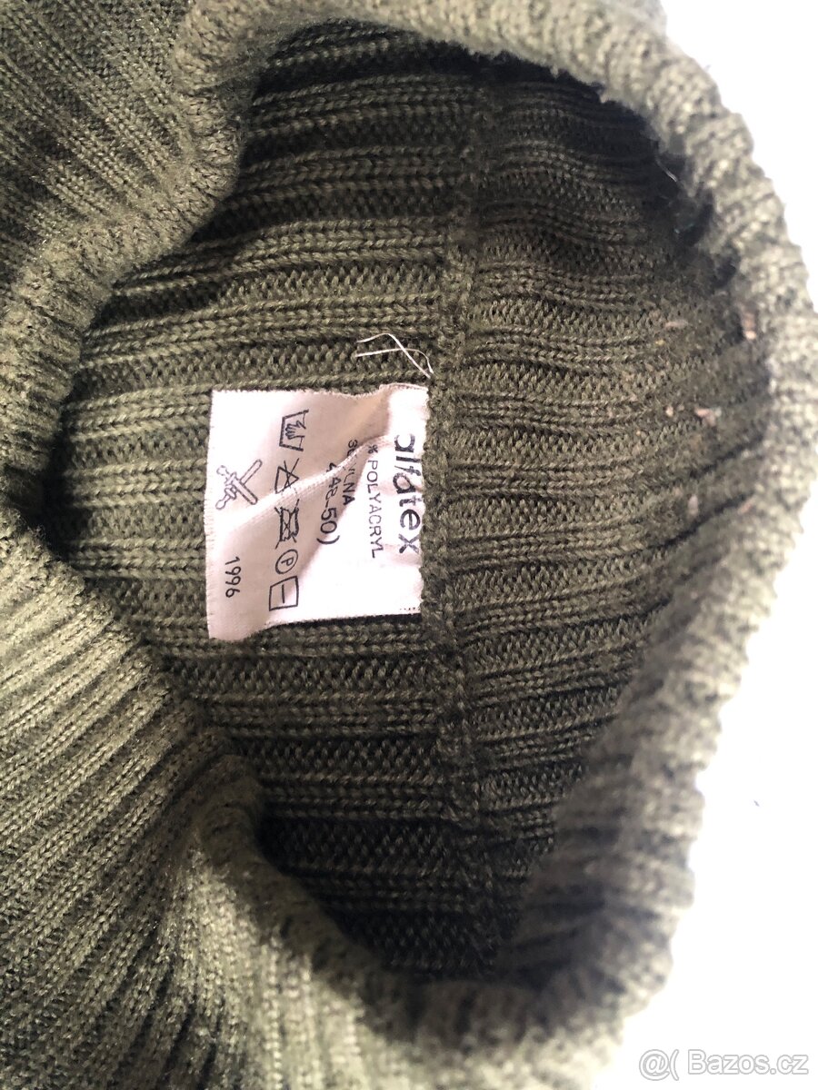 Svetr vojenský zelený - 2