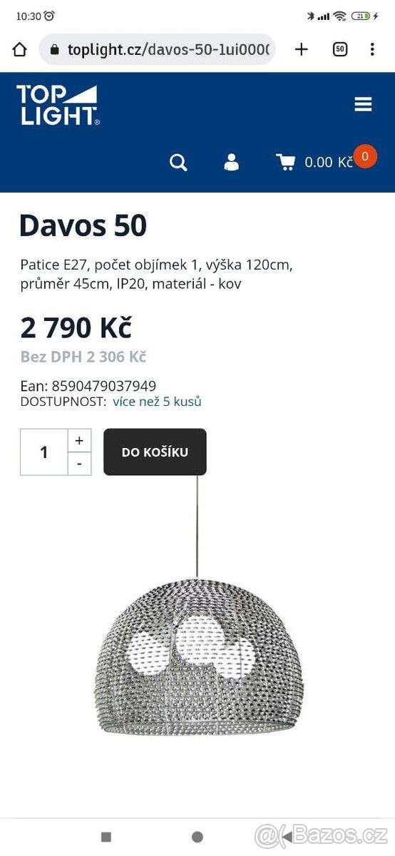 Vnitřní stropní osvětlení - 2