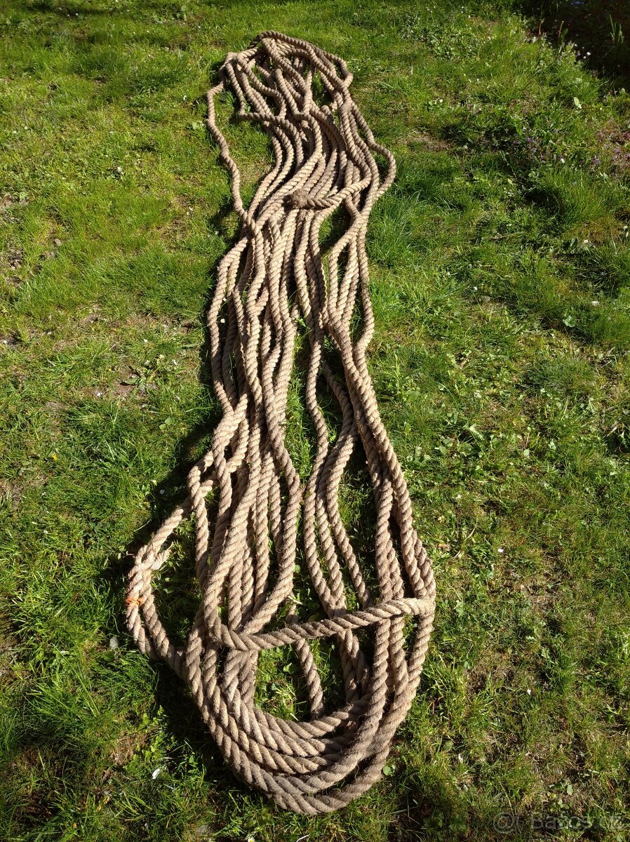 Staré konopné lano - 2