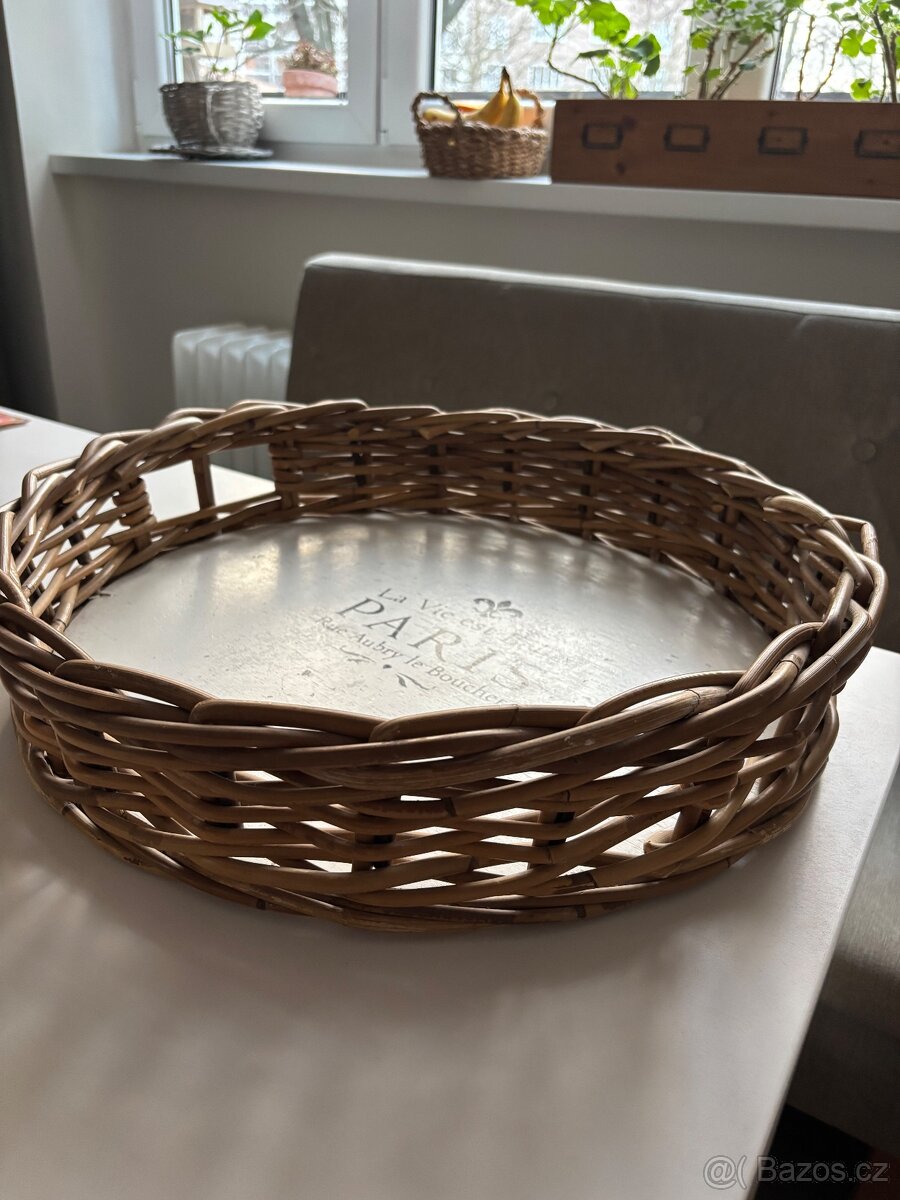 Veliký ratanových tác Paris 46cm - 2