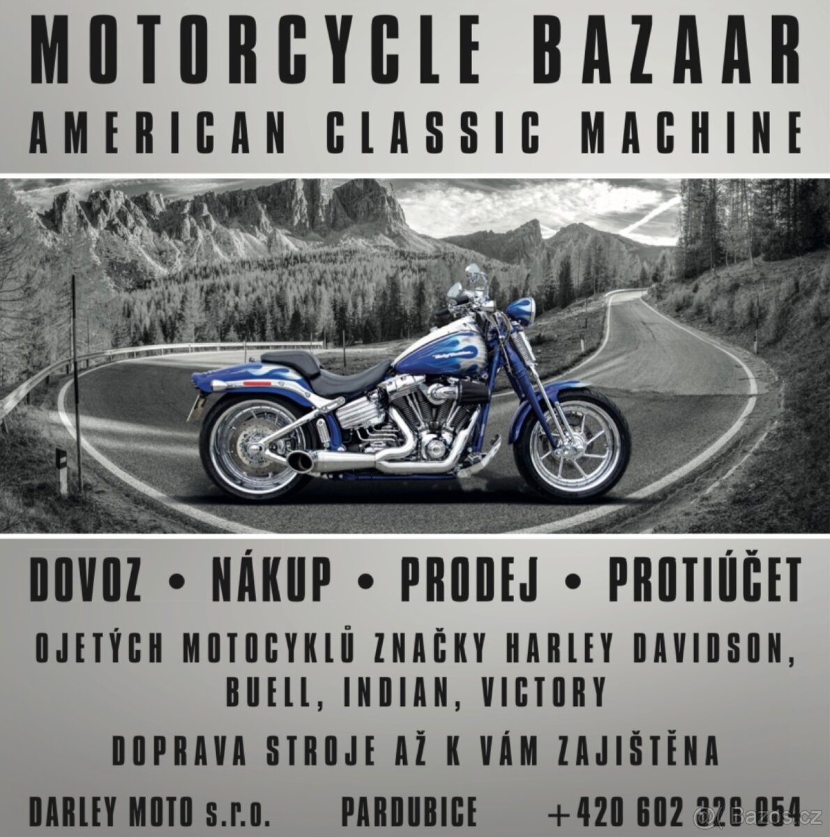 Řidítka - Harley - Davidson. - 2
