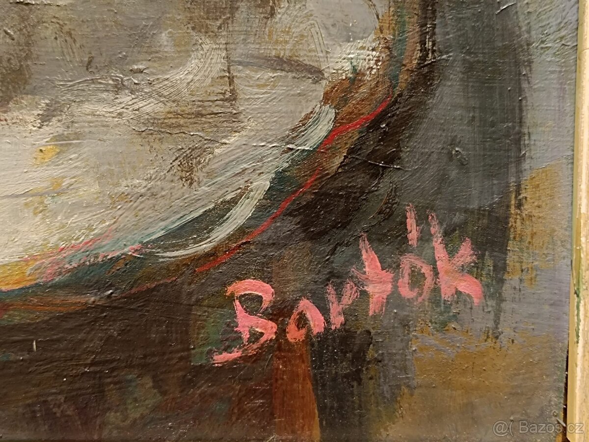 Obraz Bedřich Barták, Slunečnice, olej 88x68 - 2