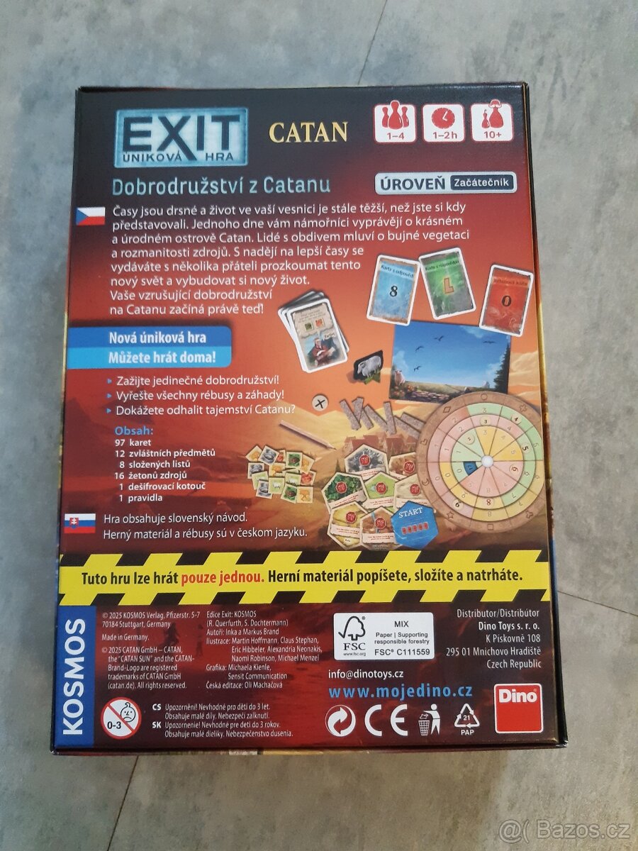 Dino Exit úniková hra Catan - 2