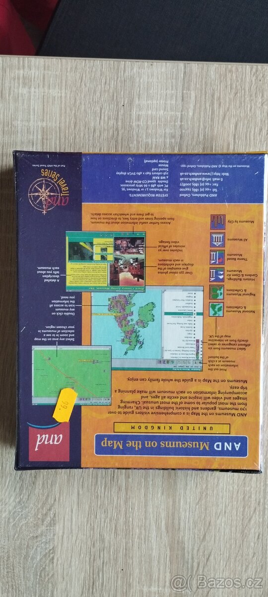 AND Museums on thé Map United Kingdom Windows 95-98 - 2