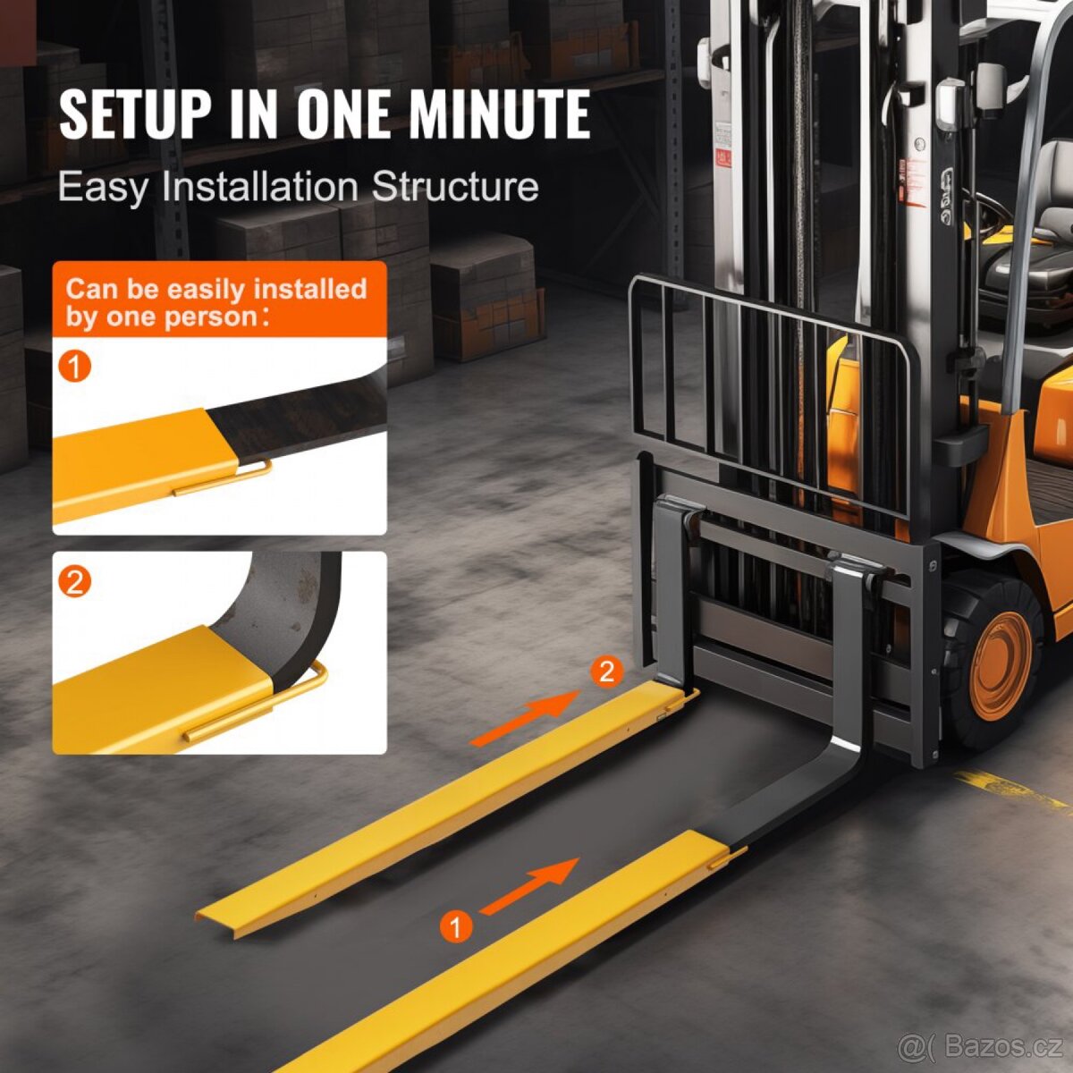 Prodloužení vidlic vysokozdvižného vozíku - 2